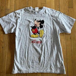 Vintage Embroidered Mickey Mouse Disney Theme Park T-Shirt